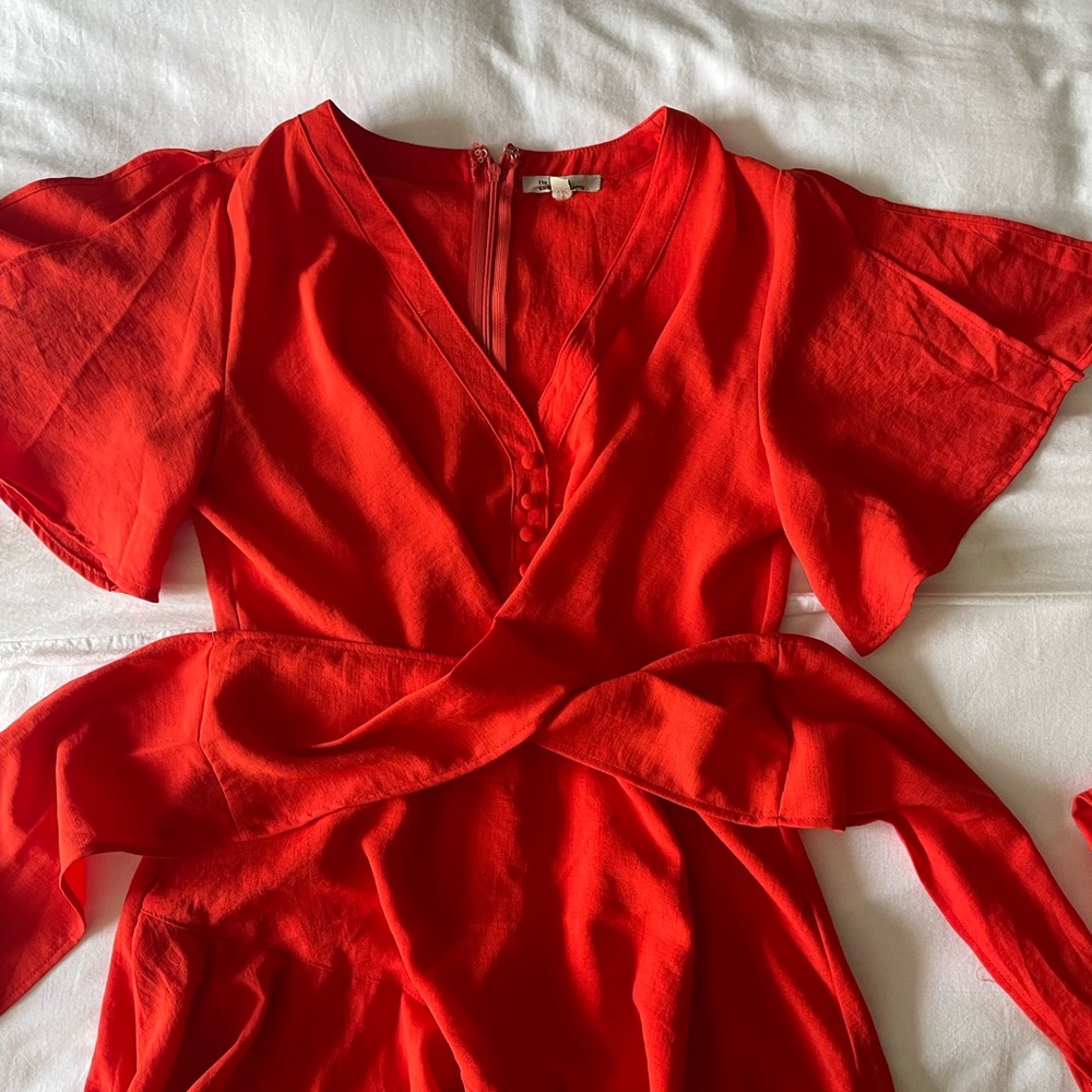 Wrap around romper